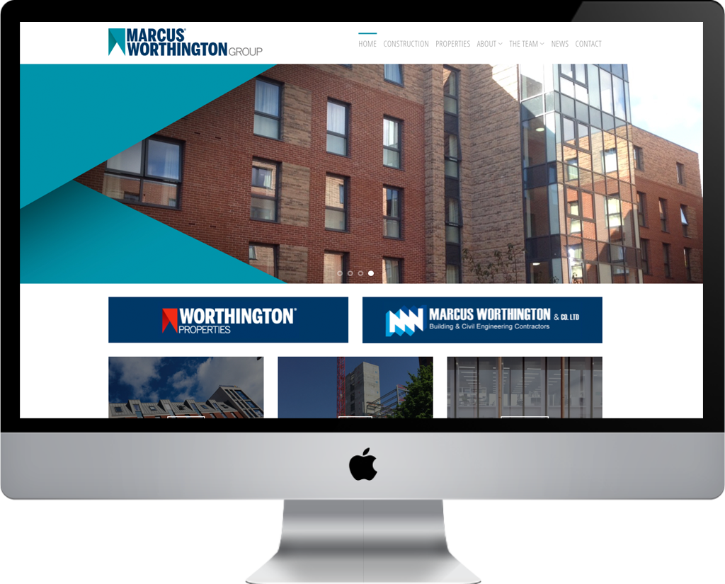 web design and support for Marcus Worthington Group