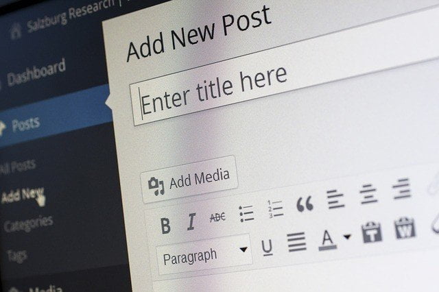 picture of a wordpress blog for off page SEO