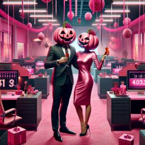 man and woman celebrating End of year SEO auditing